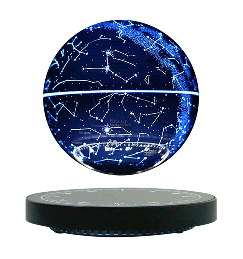 Levitating Lamp Magnetic Levitation Globe LED Earth Floating Lamp Rotating Globe Zodiac Bedside Lights Novelty Christmas Gifts