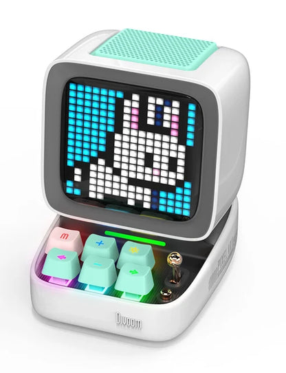 Ditoo Pixel Art Bluetooth Speaker Wireless 15W Output Power Gaming Room Setup with 16X16 LED App Controlled Front Screen