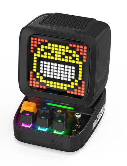 Ditoo Pixel Art Bluetooth Speaker Wireless 15W Output Power Gaming Room Setup with 16X16 LED App Controlled Front Screen